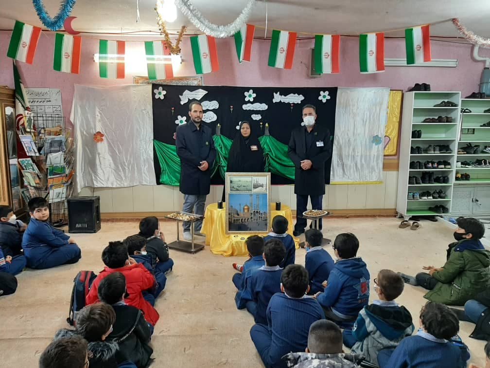 مراسم عزاداری وفات حضرت معصومه سلام الله علیها با حضور خادمین بارگاه ملکوتی آن حضرت